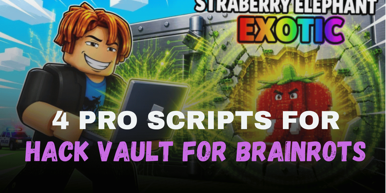 4 Pro Hack Vault for Brainrots Scripts