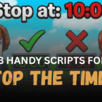 3 Handy Stop the Timer Scripts