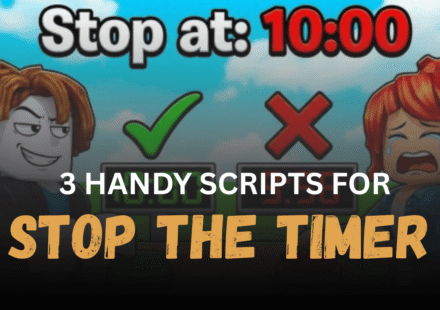 3 Handy Stop the Timer Scripts