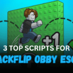 3 Top +1 Backflip Obby Escape Scripts