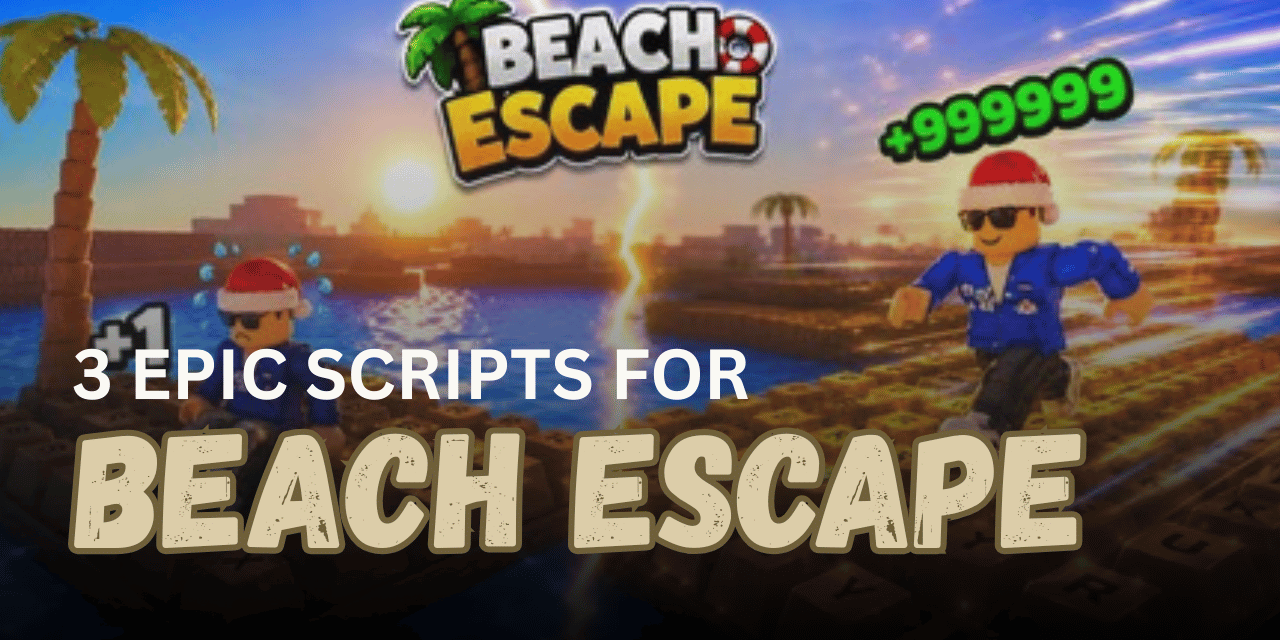 3 Epic Beach Escape Scripts – Auto Speed, Wins, Rebirth & Teleport